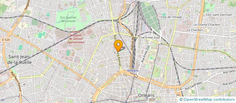 localisation de l'entreprise XPA IMMO à ORLEANS