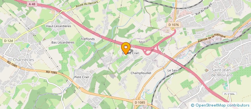 localisation de l'entreprise XPAND à MOIRANS