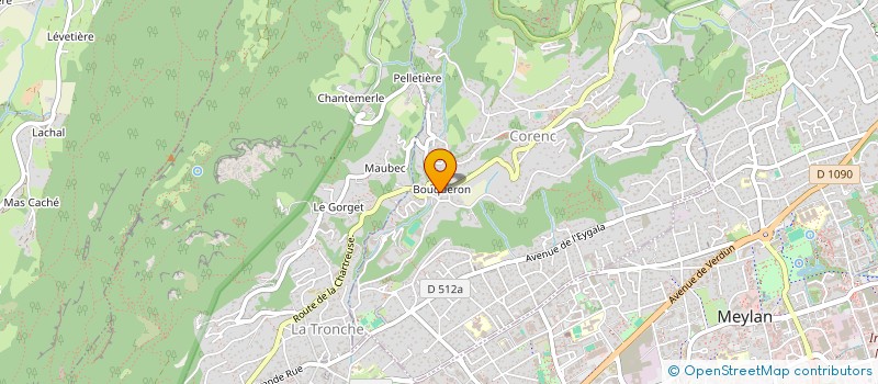 localisation de l'entreprise XPDEEP à CORENC