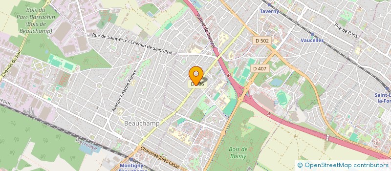 localisation de l'entreprise XPDISTRI  TAVERNY