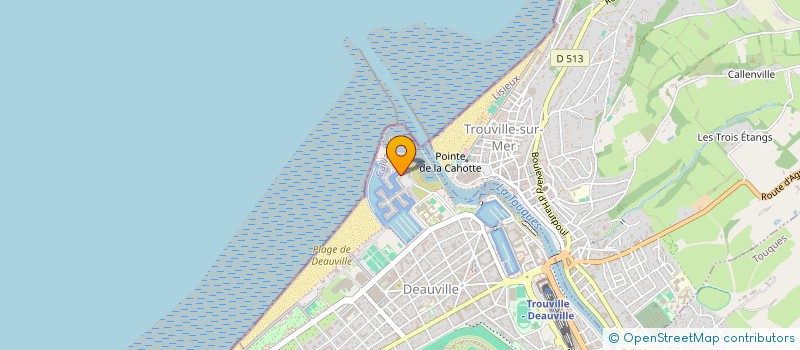 localisation de l'entreprise XPERIENCE  DEAUVILLE