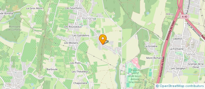 localisation de l'entreprise XPERIENCE AUTO  HURIGNY