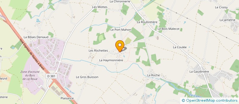 localisation de l'entreprise XPERIENCE OUTDOORS  VIGNEUX-DE-BRETAGNE