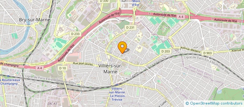 localisation de l'entreprise XPERIMENT-IT à VILLIERS-SUR-MARNE