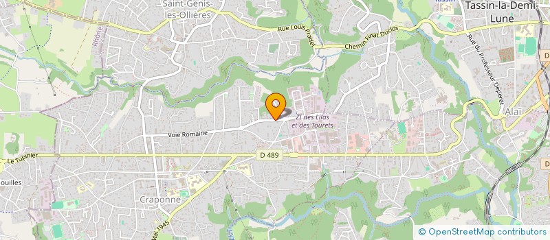 localisation de l'entreprise XPERT GROUPE  CRAPONNE