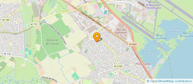 localisation de l'entreprise XPERT HOLDING  PEROLS