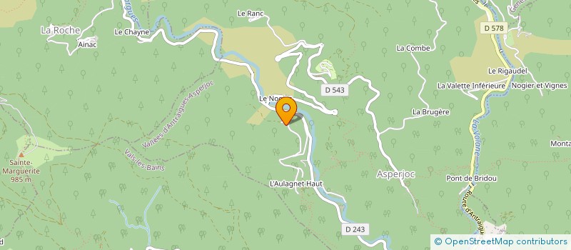 localisation de l'entreprise XPERT'INNOV  VALLEES-D'ANTRAIGUES-ASPERJOC