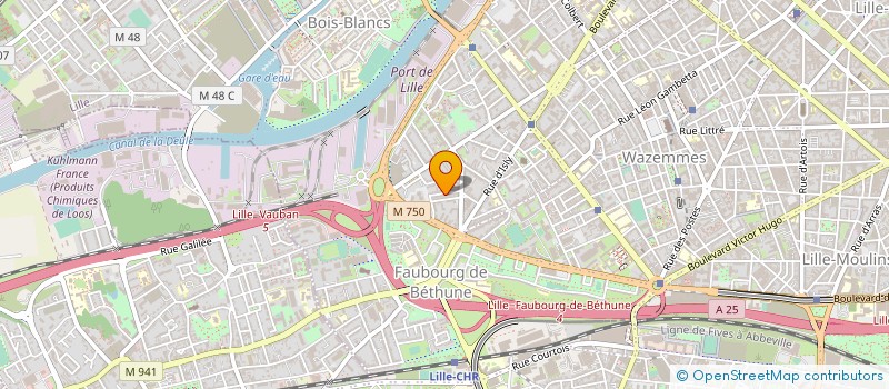 localisation de l'entreprise XPERT LOGISTIQUE à LILLE