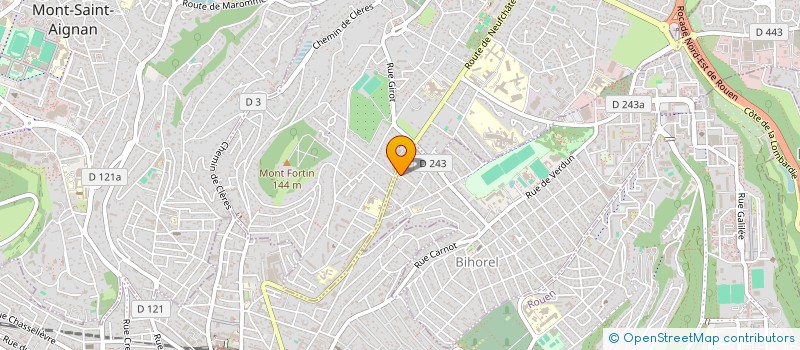 localisation de l'entreprise XPERT TRANSPORT  BIHOREL