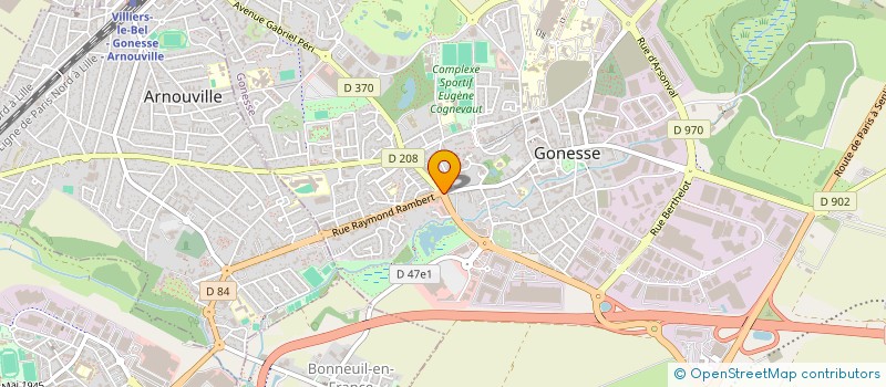 localisation de l'entreprise XPERTDRIVE à GONESSE