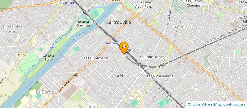 localisation de l'entreprise XPERTLAKE à SARTROUVILLE