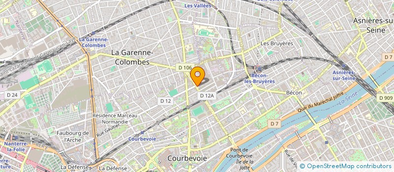 localisation de l'entreprise XPFIBRE à COURBEVOIE