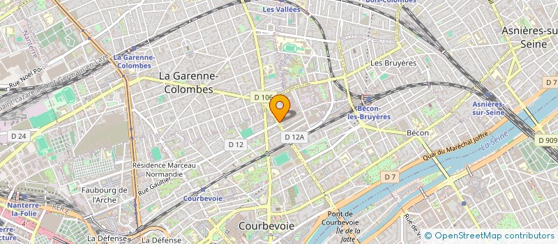 localisation de l'entreprise XPFIBRE 92 à COURBEVOIE