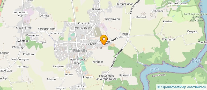 localisation de l'entreprise XPH  PLOMELIN