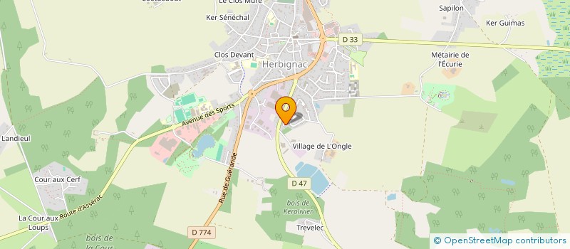 localisation de l'entreprise XPI CONSULTING à HERBIGNAC