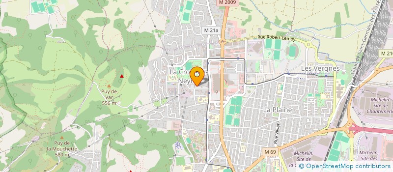 localisation de l'entreprise XPLAIN.DO  CLERMONT-FERRAND