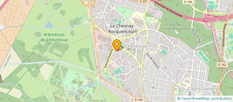 localisation de l'entreprise XPME  LE CHESNAY-ROCQUENCOURT