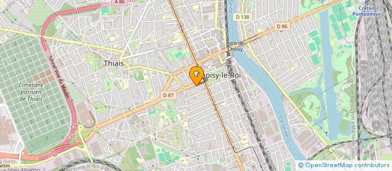 localisation de l'entreprise XPODATA  CHOISY-LE-ROI