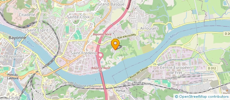 localisation de l'entreprise XPONEN'CIEL FORMATIONS à BAYONNE