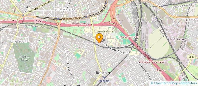 localisation de l'entreprise XPRESS CHALLENGE SERVICE à LILLE