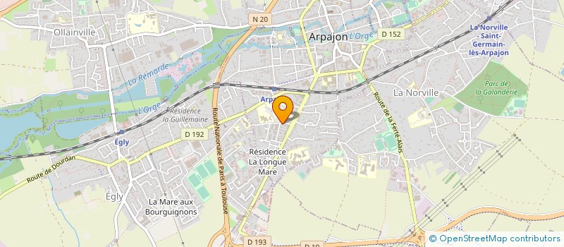 localisation de l'entreprise XPRESS EVENTS à ARPAJON