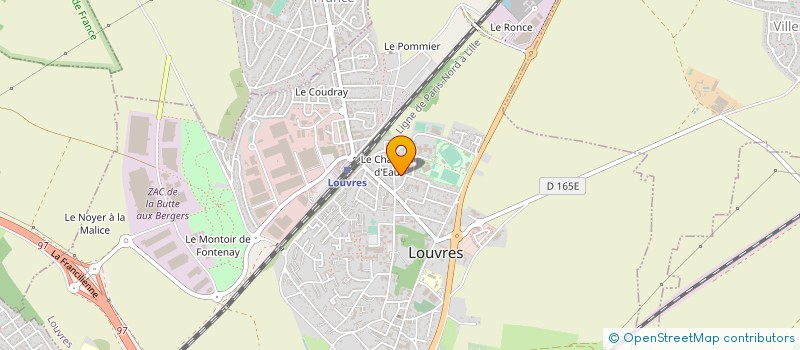 localisation de l'entreprise XPRESS LINK à LOUVRES