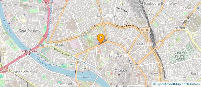 localisation de l'entreprise XPRESSE CARTE GRISE COMPANS CAFFARELLI à TOULOUSE