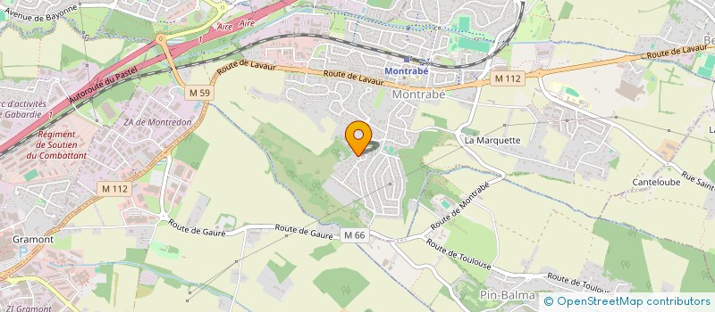 localisation de l'entreprise XPRFI  MONTRABE