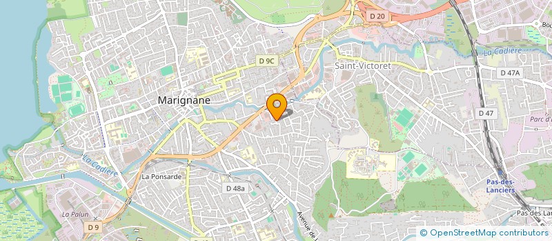 localisation de l'entreprise XPROBAT  MARIGNANE