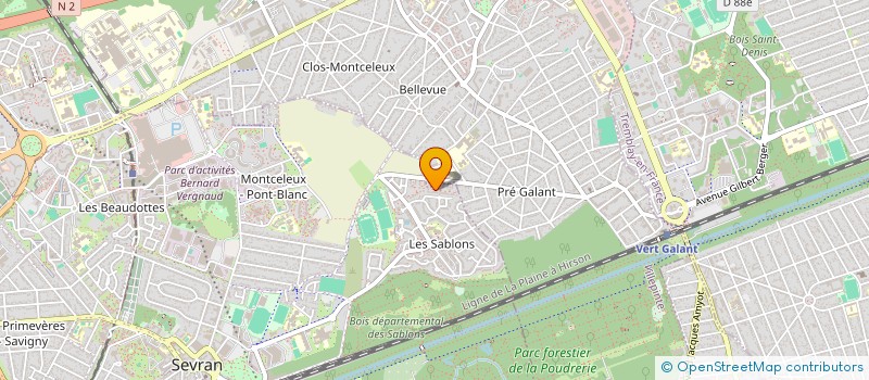 localisation de l'entreprise XPROGLASS à SEVRAN
