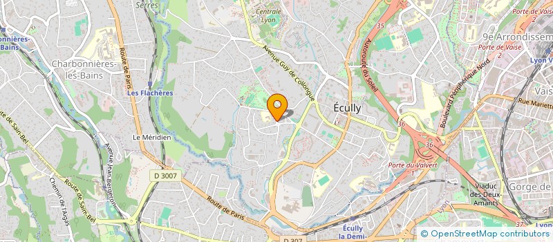 localisation de l'entreprise XPSERV  ECULLY