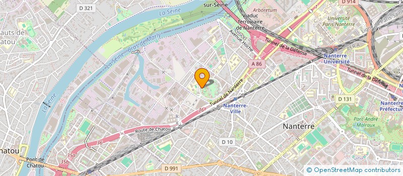 localisation de l'entreprise XPSYTES INFORMATIQUE  NANTERRE