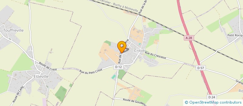 localisation de l'entreprise XR BATIMENT  CRITOT