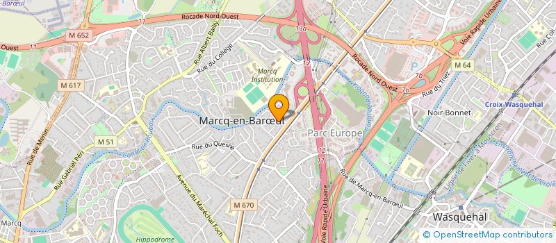 localisation de l'entreprise XR CONSEILS à MARCQ-EN-BARŒUL