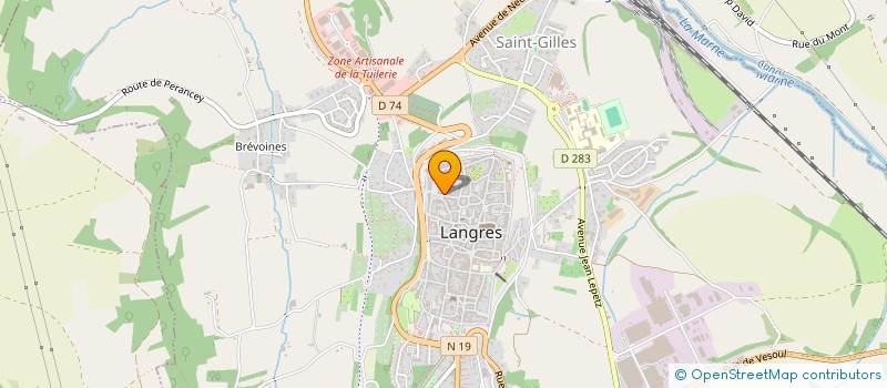 localisation de l'entreprise XR PATRIMOINE ET FINANCE à CHAMPIGNY-LES-LANGRES