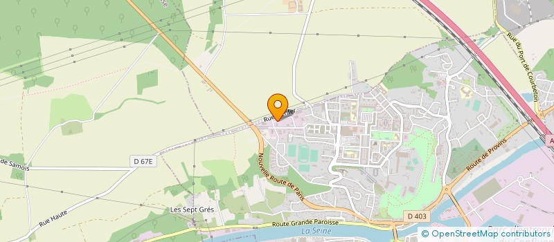 localisation de l'entreprise XR SYSTEME  MONTEREAU-FAULT-YONNE