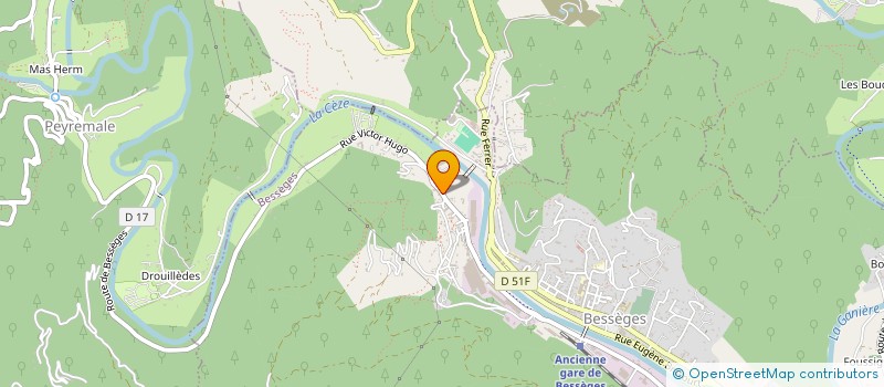 localisation de l'entreprise XRAY EQUIPEMENT  BESSEGES