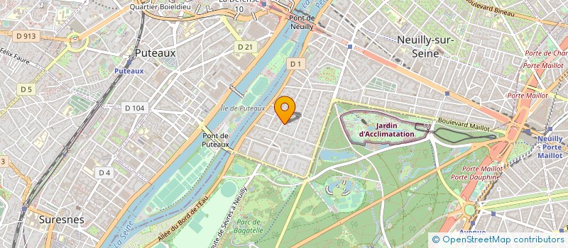 localisation de l'entreprise XRCOM à NEUILLY-SUR-SEINE