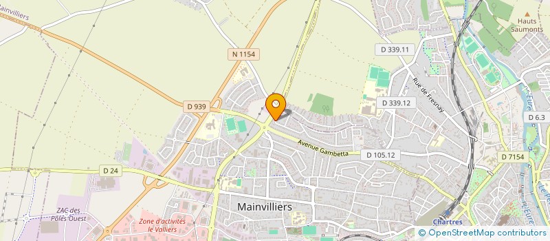 localisation de l'entreprise XRENTECH à MAINVILLIERS