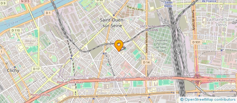 localisation de l'entreprise XRIVISTA à SAINT-OUEN-SUR-SEINE