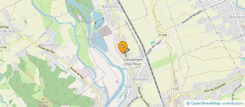 localisation de l'entreprise XRP  MIREPEIX