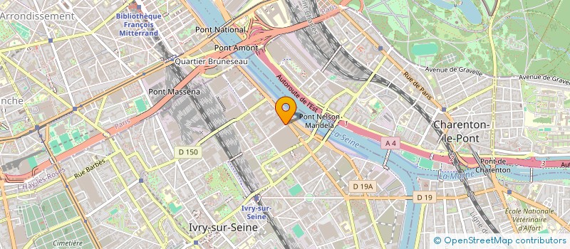 localisation de l'entreprise XS à IVRY-SUR-SEINE