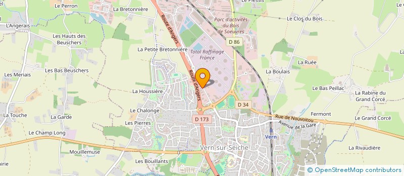 localisation de l'entreprise XS IMMO VERN  VERN-SUR-SEICHE