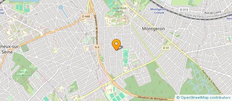 localisation de l'entreprise XSAIL  MONTGERON