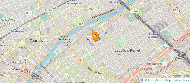 localisation de l'entreprise XSC PARIS à LEVALLOIS-PERRET