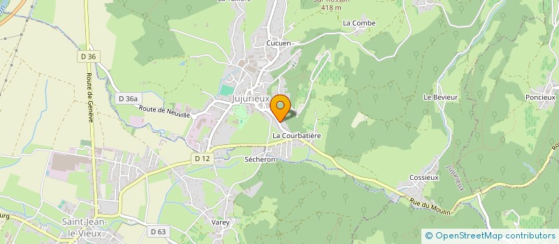 localisation de l'entreprise XSEM à JUJURIEUX