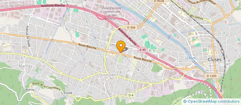 localisation de l'entreprise XSION  SCIONZIER