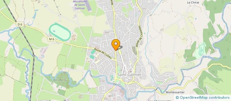 localisation de l'entreprise XSNOW  SAINT-GALMIER