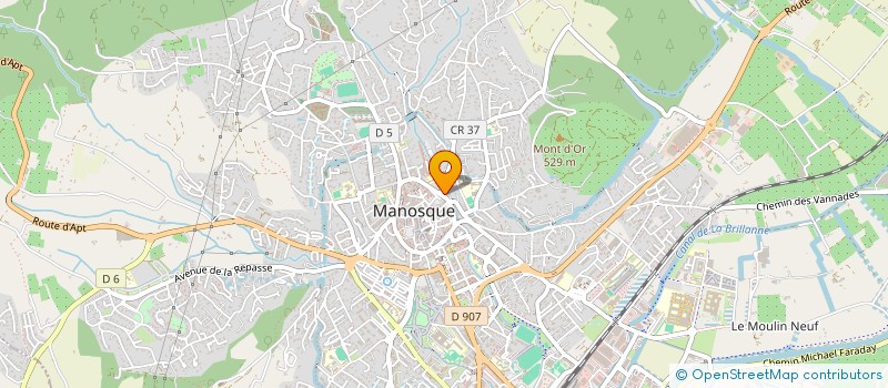 localisation de l'entreprise XSOFT à MANOSQUE