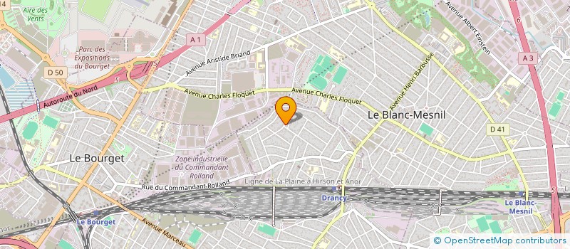 localisation de l'entreprise XSP ELEC à DRANCY